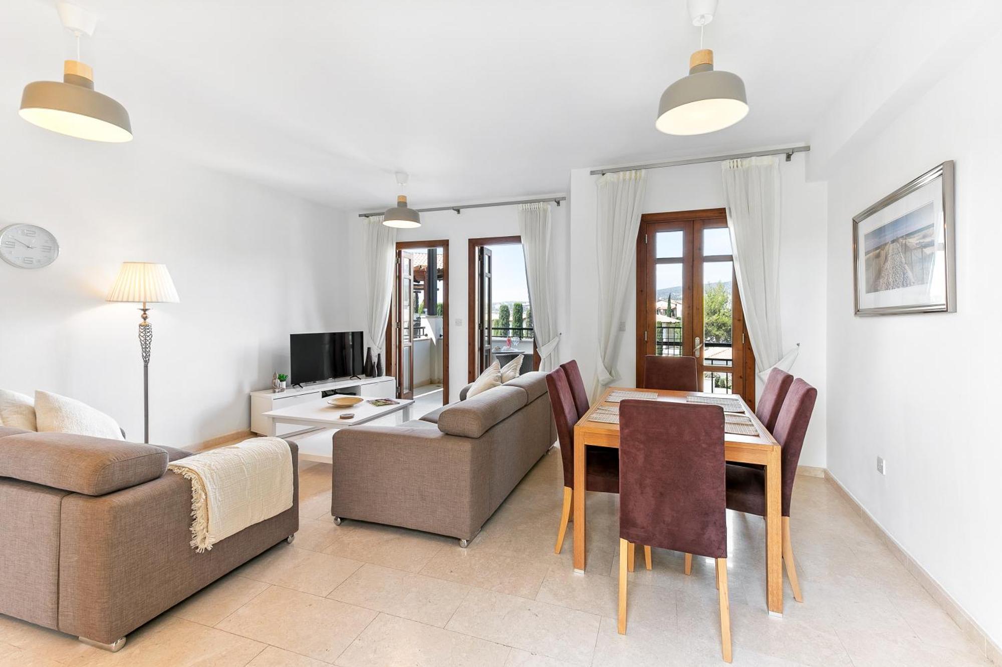 2 Bedroom Apartment Chloe With Communal Pool, Aphrodite Hills Resort Kouklia Exteriör bild